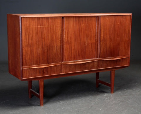 High sideboard, teak wood. By E.W. Buch