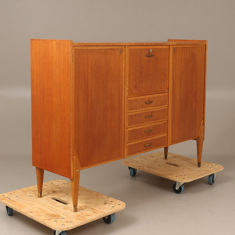 TEAK SIDEBOARD,  1960s.