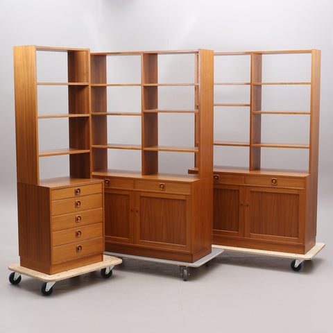 Cabinet / Bookshelves, Walnut, Danish