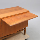 TEAK SIDEBOARD with desk. mid-20th century.