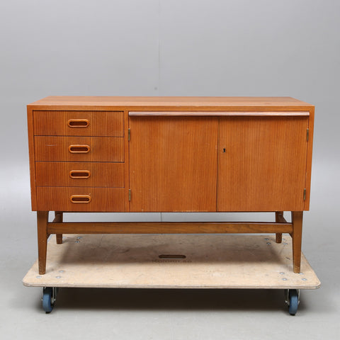 TEAK SIDEBOARD with desk. mid-20th century.