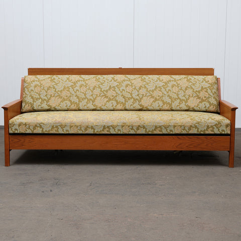 Teak sofa bed -  mid 20th century