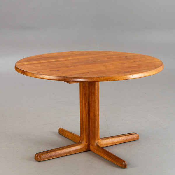 Round Solid teak dining Mid-century Mostly Danish