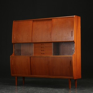 Teak High Sideboard by Jessen