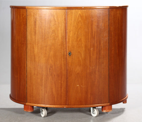 Beautiful bowfront  Teak Cabinet