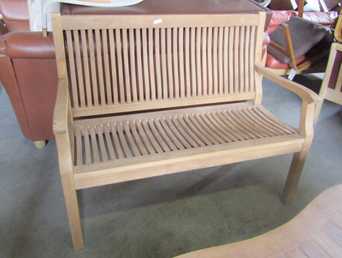 Solid Teak Outdoor Bench