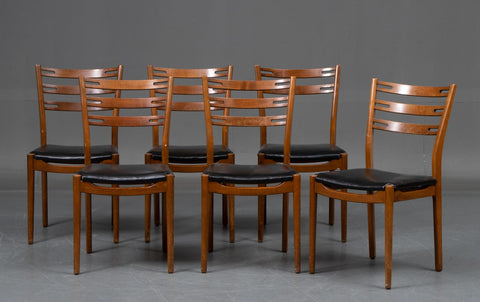 6 Teak chairs