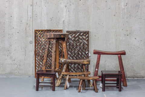 Oriental Stools - Mostly Danish Furniture Ottawa