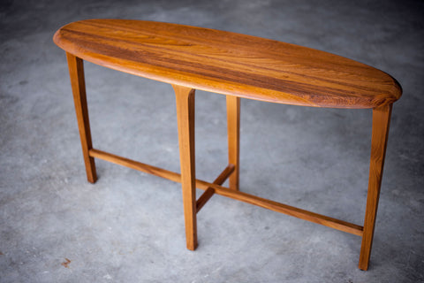 Teak Ovalia Console - Mostly Danish Furniture Ottawa