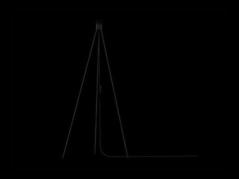 Vita Floor Tripod Black - Mostly Danish Furniture Ottawa