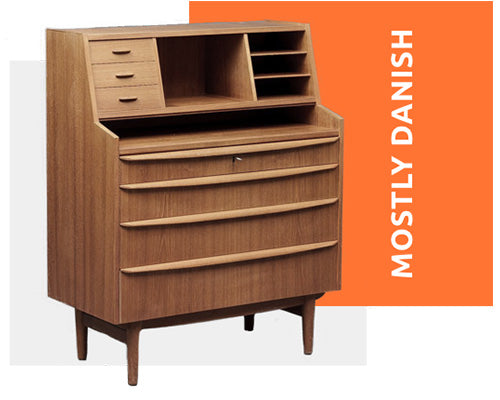 Small Space Living Storage Solutions: Danish Mid-Century Modern