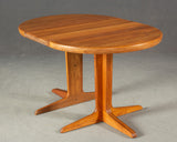 Solid teak dining table, Danish furniture manufacturer