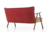 Freestanding beech sofa, mid-20th century