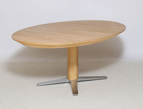Beech Dining table, Danish furniture manufacturer,