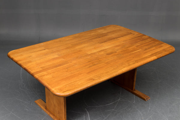 Solid Oak dining table,Danish furniture manufacturer.