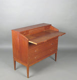 Danish furniture architect, 1960s secretary desk in teak Danish furniture architect,