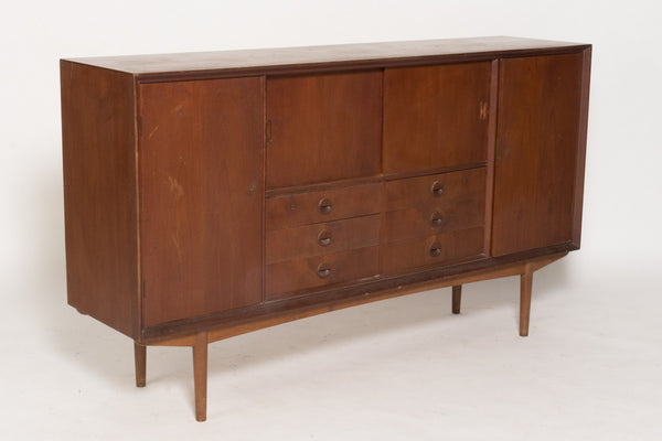 TEAK High sideboard, Danish furniture manufacturer.