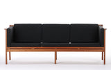 Mahogany  sofa, Christian White.