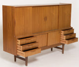 Danish furniture manufacturer: High sideboard - teak wood