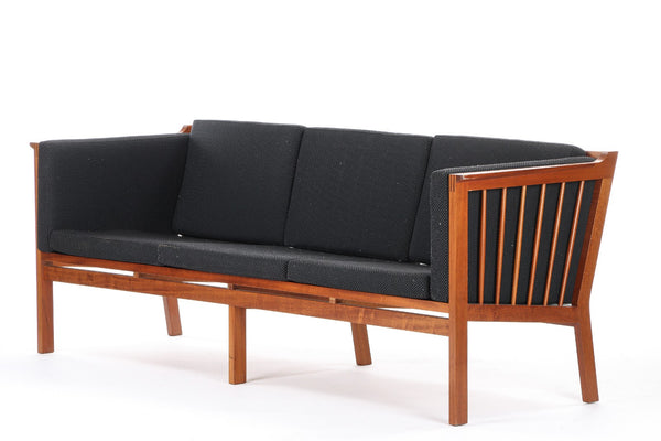 Mahogany  sofa, Christian White.