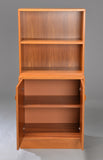 TEAK BOOKSHELF/ CUPBOARD