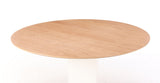 OAK Dining table top - Model Andro - Natural Ø. 150 Living&more.