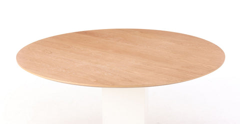 OAK Dining table top - Model Andro - Natural Ø. 150 Living&more.