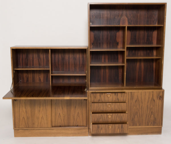 Rosewood Shelving /cabinets, Svend Ellekær.