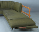 Danish Classic Corner sofa on legs, 50's