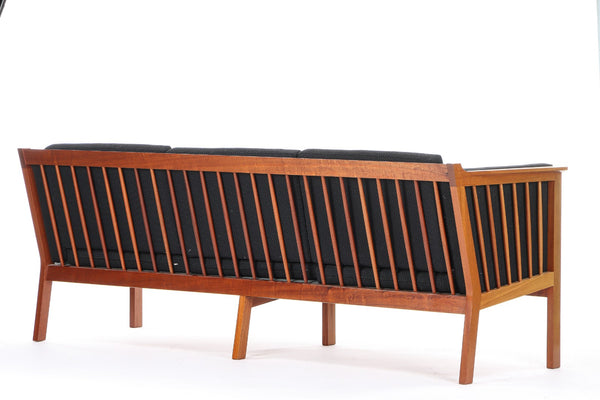 Mahogany  sofa, Christian White.