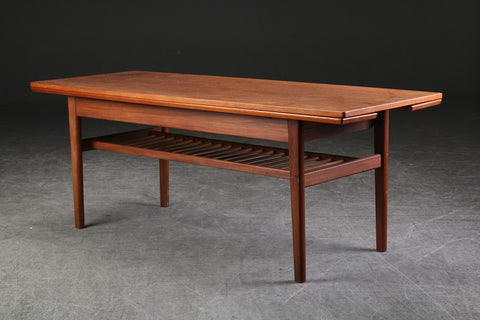 Teak Elevation table / Copenhagen table,  1960s