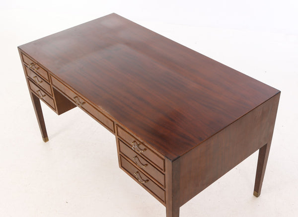 mahogany  desk, Ole Wanscher for A.J. Iversen