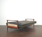 Solid Teak Sofa bed from the 1950s/60s