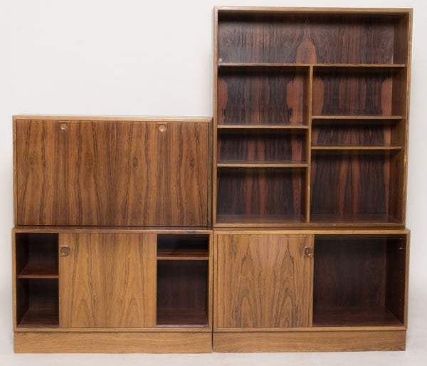 Rosewood Shelving /cabinets, Svend Ellekær.