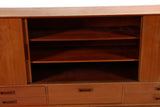 Teak Sideboard with bar interior Vemb Furniture Factory.