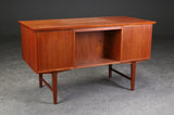Teak desk, 1960s Danish furniture manufacturer.