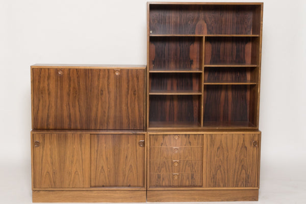 Rosewood Shelving /cabinets, Svend Ellekær.