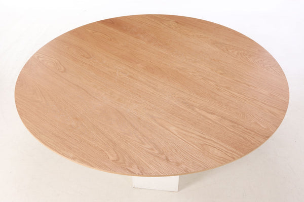 OAK Dining table top - Model Andro - Natural Ø. 150 Living&more.