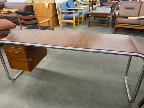 Unique long desk with drawer