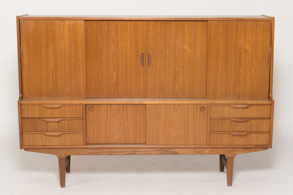 Danish furniture manufacturer: High sideboard - teak wood