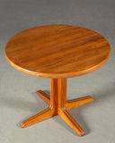 Solid teak dining table, Danish furniture manufacturer