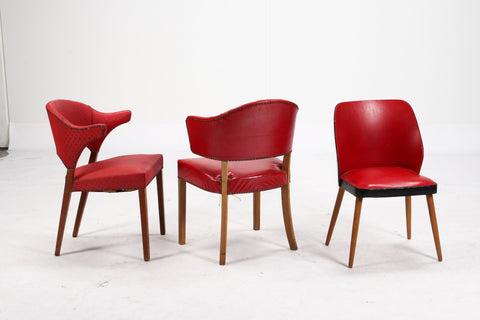 Furniture manufacturer. Two armchairs and a chair, mid-1900s