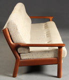 Armchair and a 3-seater sofa, teak, Danish design