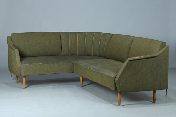 Danish Classic Corner sofa on legs, 50's