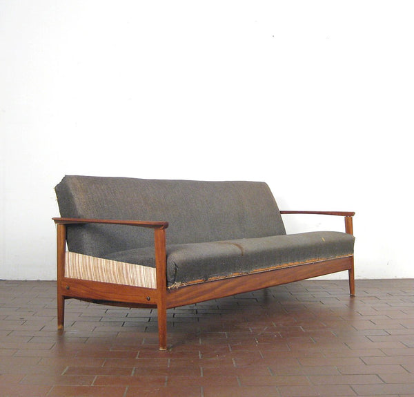 Solid Teak Sofa bed from the 1950s/60s