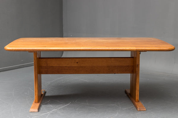 Solid Oak dining table,Danish furniture manufacturer.