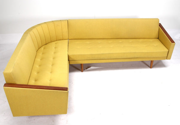 Corner sofa, teak , 1950/60s Danish furniture manufacturer