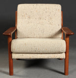 Armchair and a 3-seater sofa, teak, Danish design