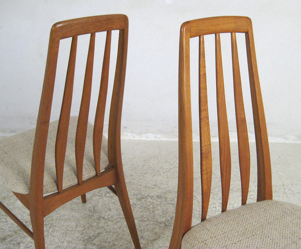 Niels Koefoed,  Teak chairs model Eva for Hornslet