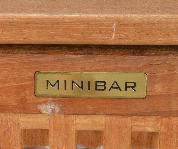 Trip Trap. Teak minibar